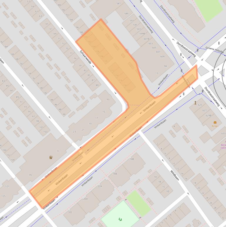 Kaart van postcodegebied 3075RE.