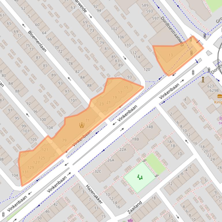 Kaart van postcodegebied 3075RM.