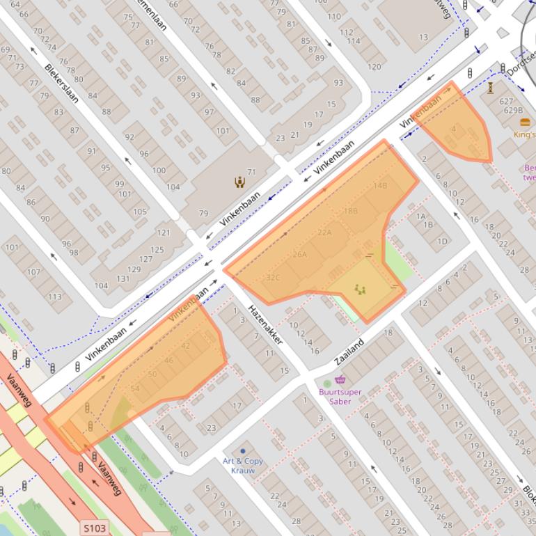Kaart van postcodegebied 3075RN.