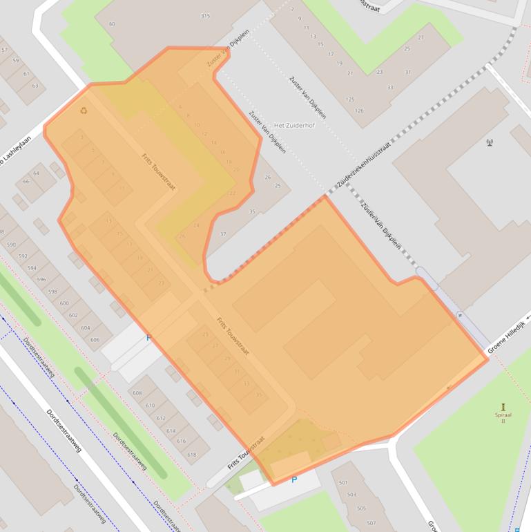 Kaart van postcodegebied 3075RS.