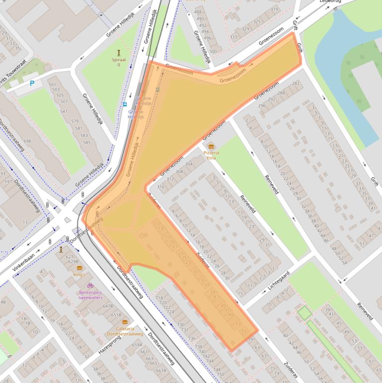 Kaart van postcodegebied 3075SN.