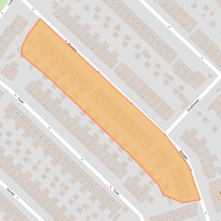 Kaart van postcodegebied 3075TB.
