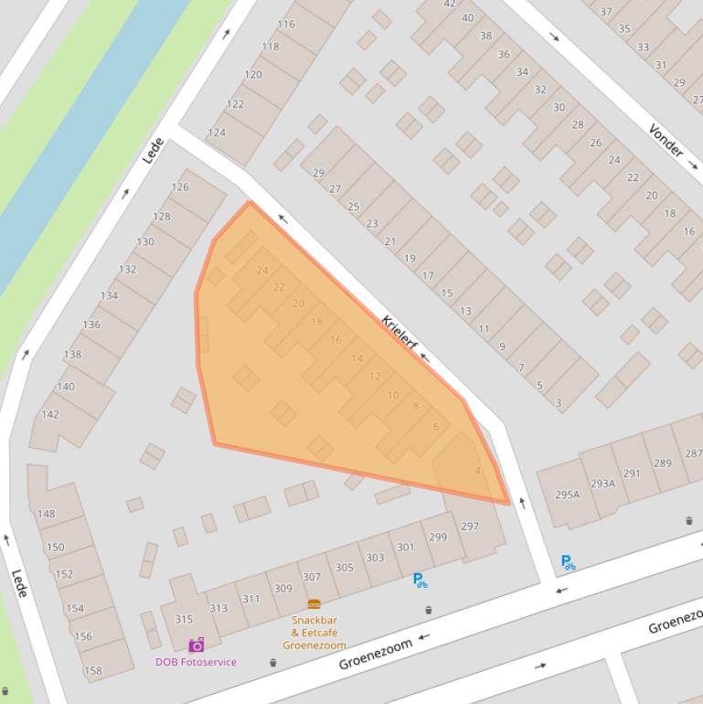 Kaart van postcodegebied 3075TG.