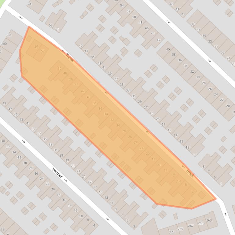 Kaart van postcodegebied 3075TM.