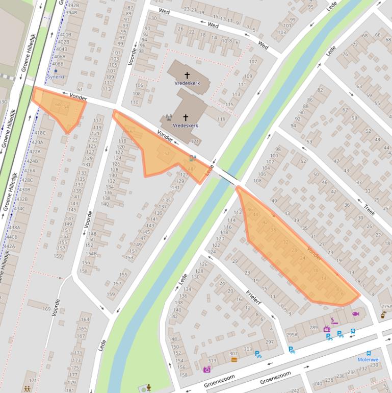 Kaart van postcodegebied 3075TP.