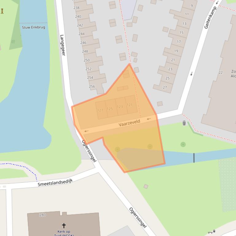 Kaart van postcodegebied 3075VN.