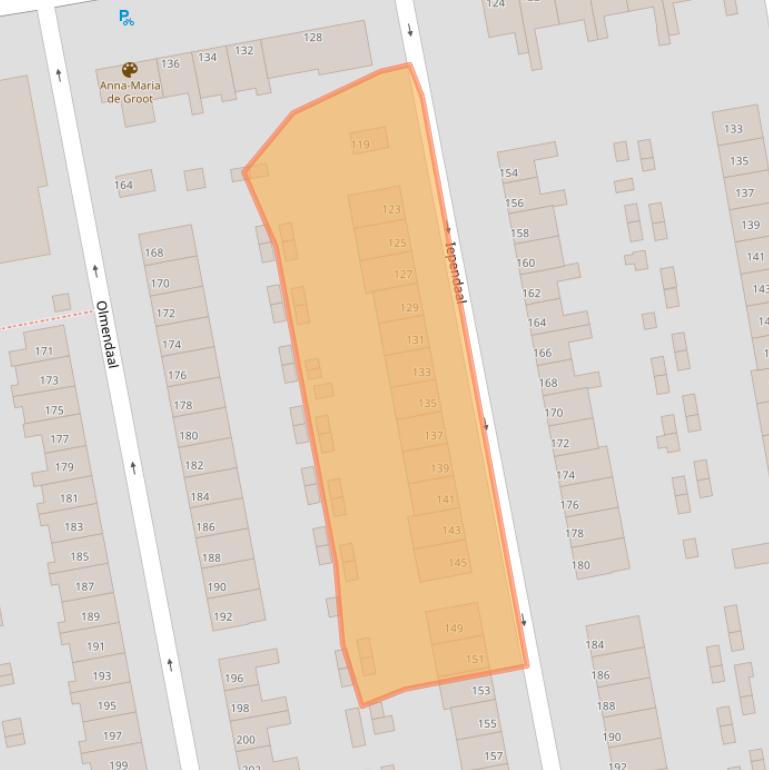 Kaart van postcodegebied 3075WH.