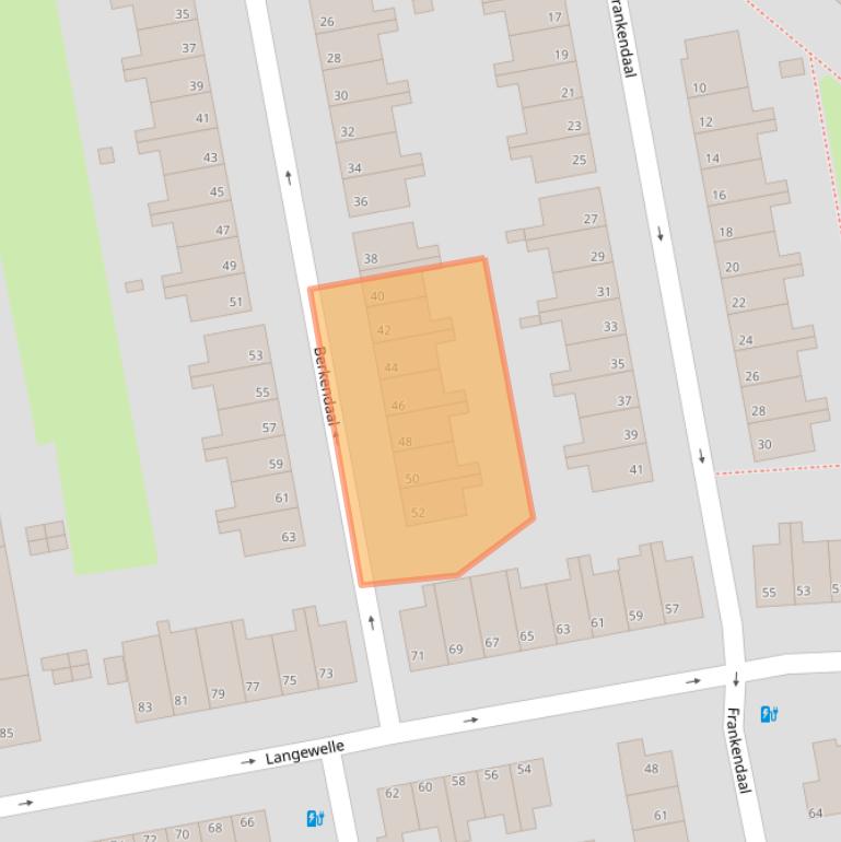 Kaart van postcodegebied 3075XH.