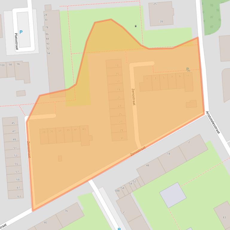 Kaart van postcodegebied 3076AR.
