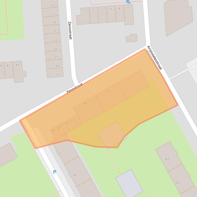 Kaart van postcodegebied 3076AV.