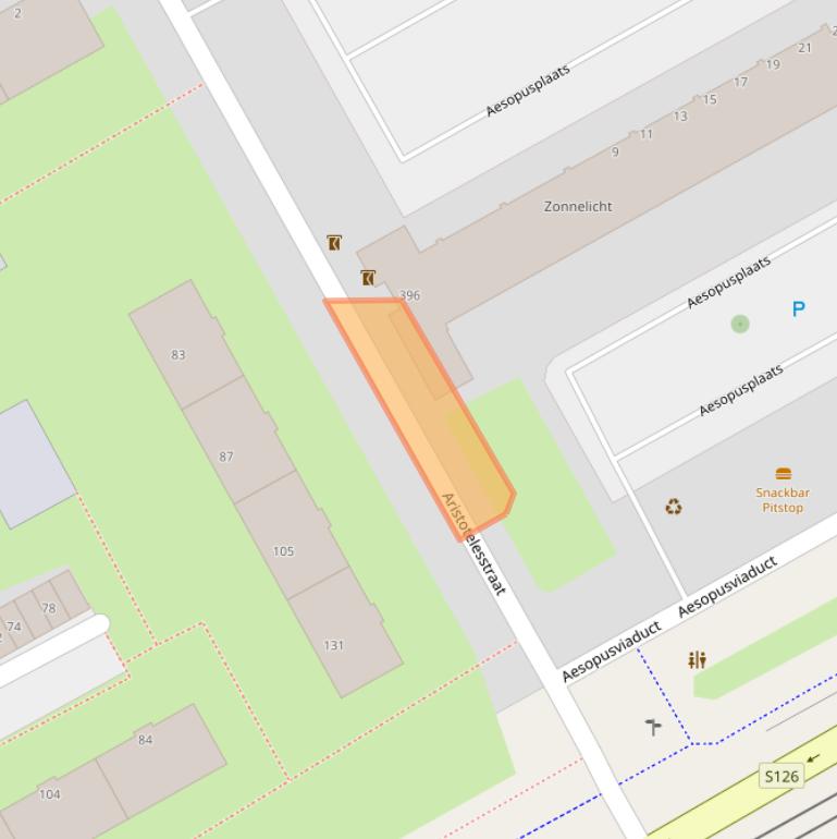 Kaart van postcodegebied 3076BE.