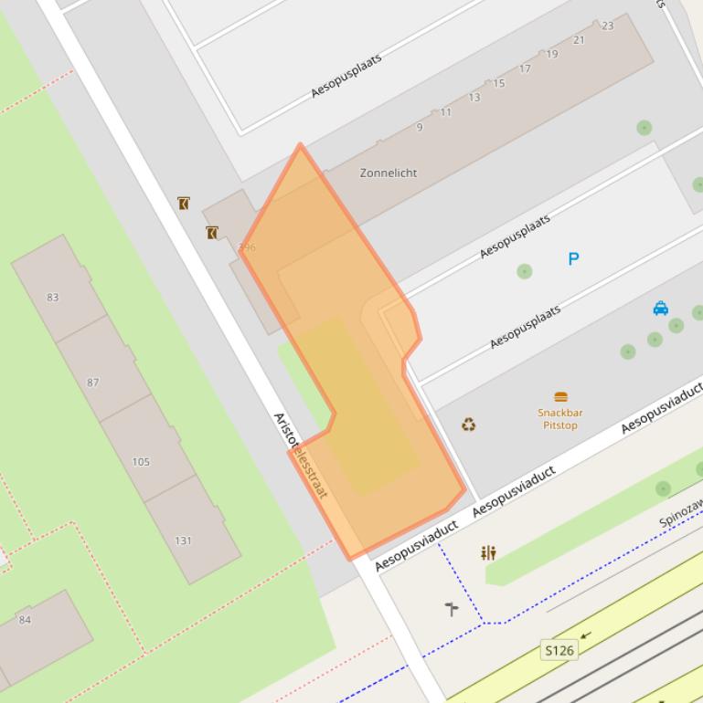 Kaart van postcodegebied 3076BG.