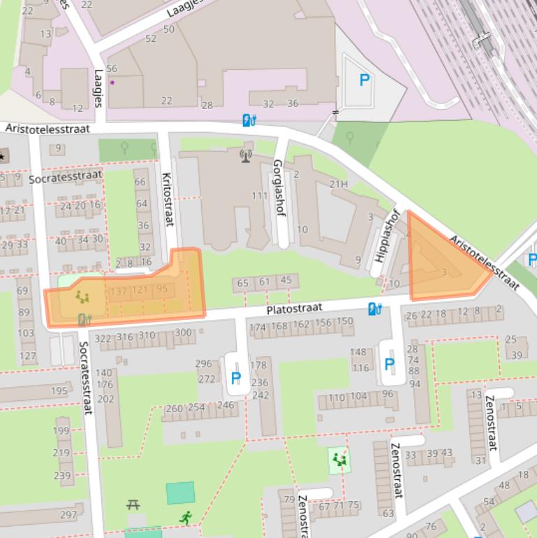 Kaart van postcodegebied 3076BM.