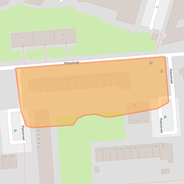 Kaart van postcodegebied 3076BR.