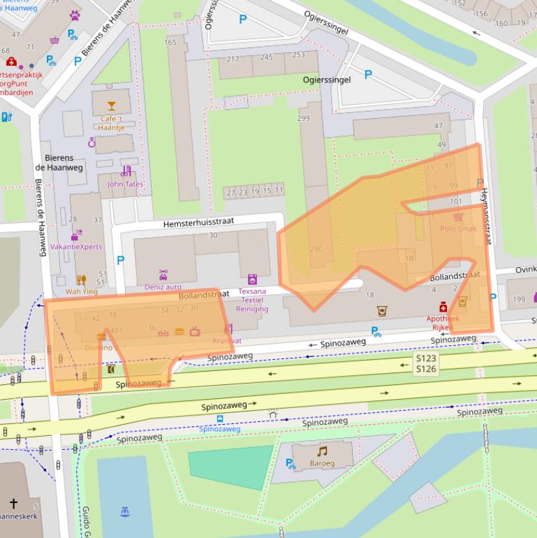 Kaart van postcodegebied 3076CB.