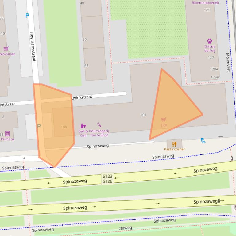 Kaart van postcodegebied 3076CX.