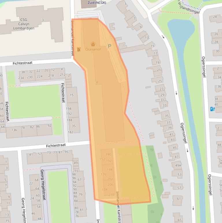 Kaart van postcodegebied 3076DK.