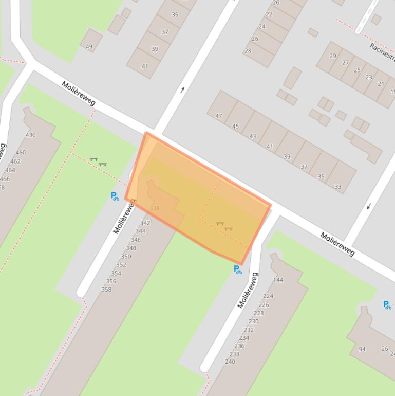 Kaart van postcodegebied 3076GM.