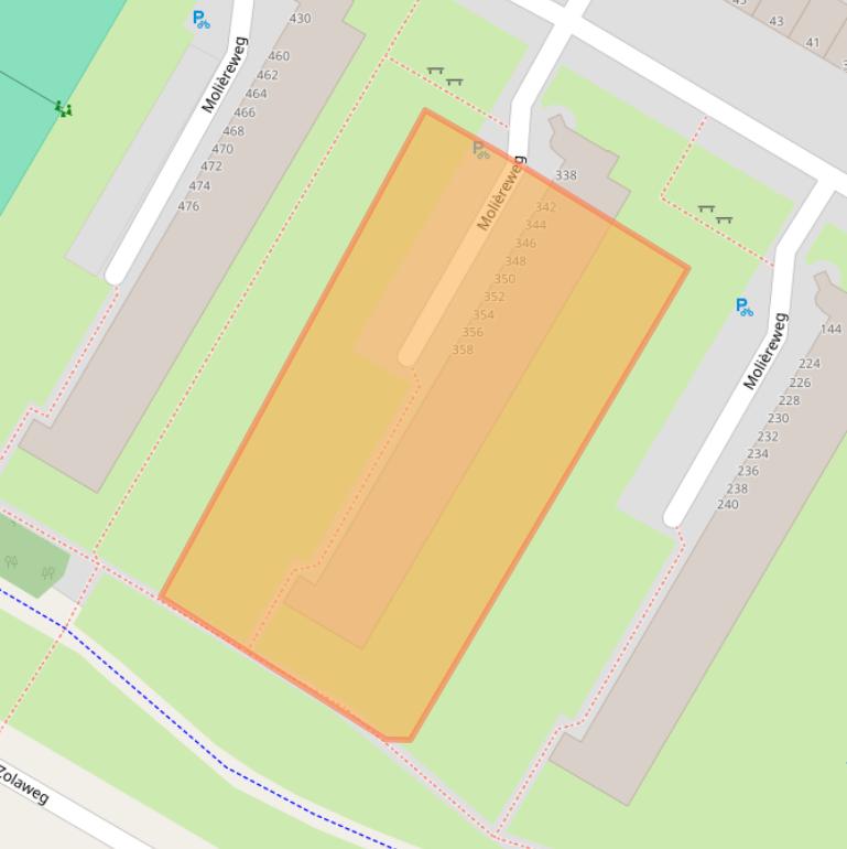 Kaart van postcodegebied 3076GN.