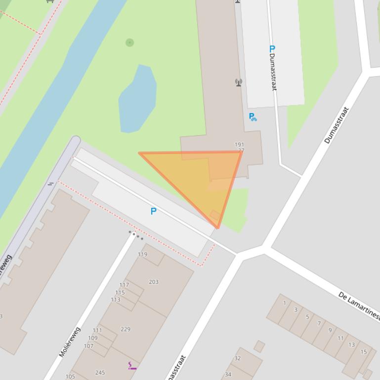 Kaart van postcodegebied 3076HD.