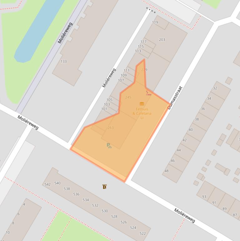 Kaart van postcodegebied 3076HL.