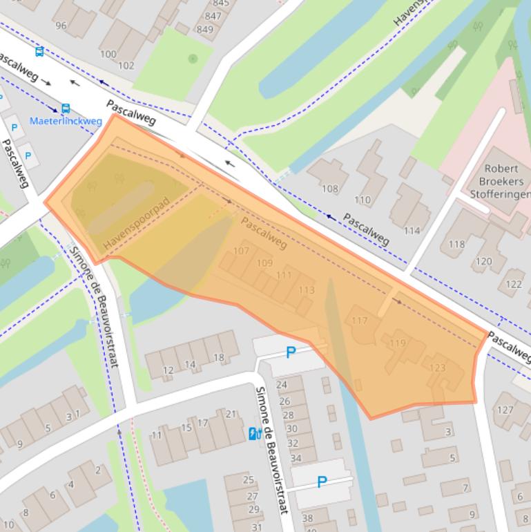 Kaart van postcodegebied 3076JM.