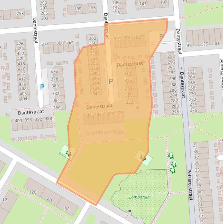 Kaart van postcodegebied 3076KS.