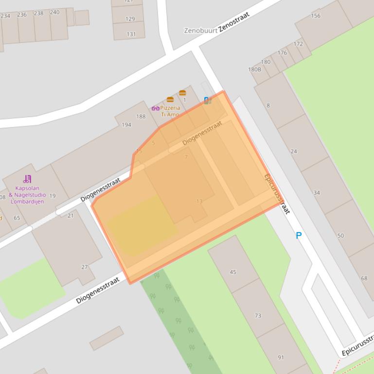 Kaart van postcodegebied 3076NG.