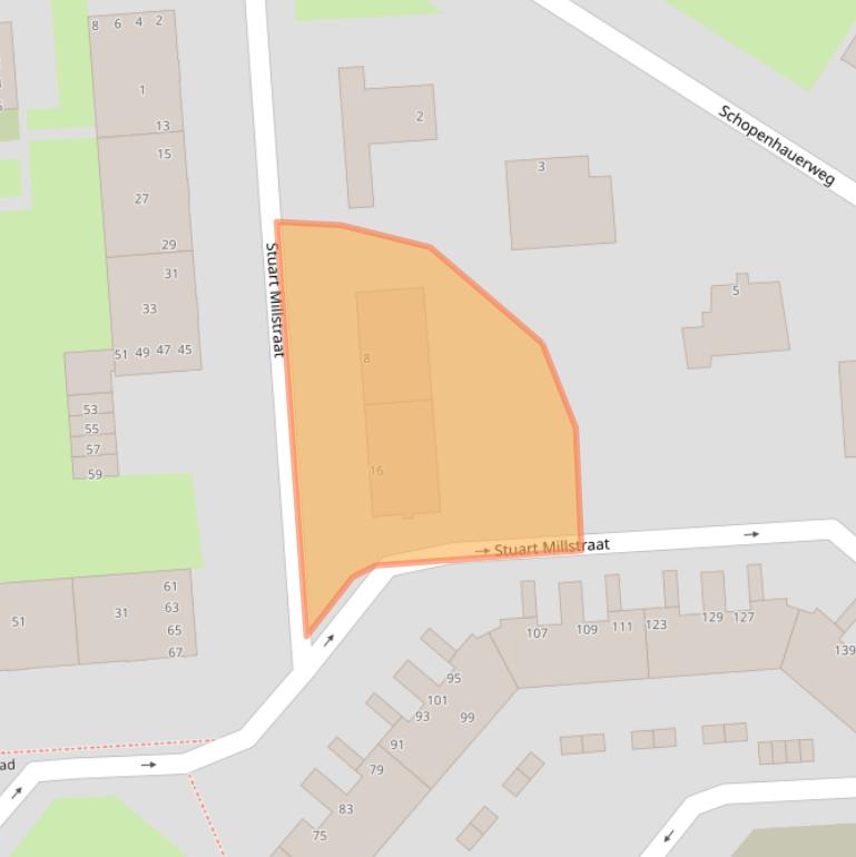 Kaart van postcodegebied 3076RM.