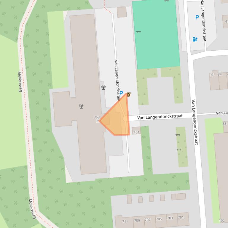 Kaart van postcodegebied 3076SK.