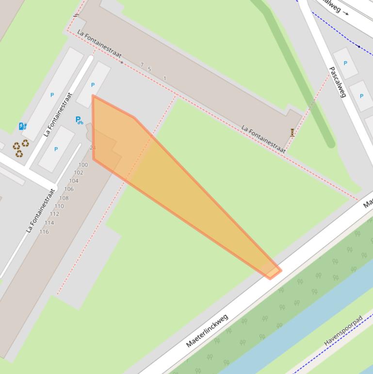 Kaart van postcodegebied 3076VP.