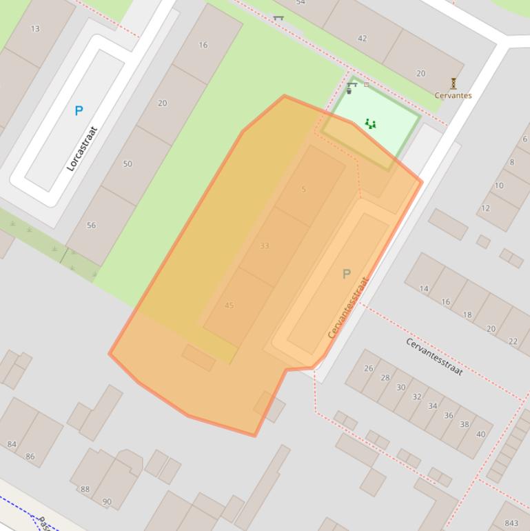Kaart van postcodegebied 3076WB.