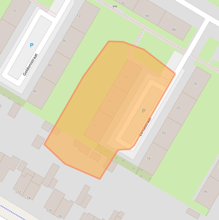 Kaart van postcodegebied 3076WJ.