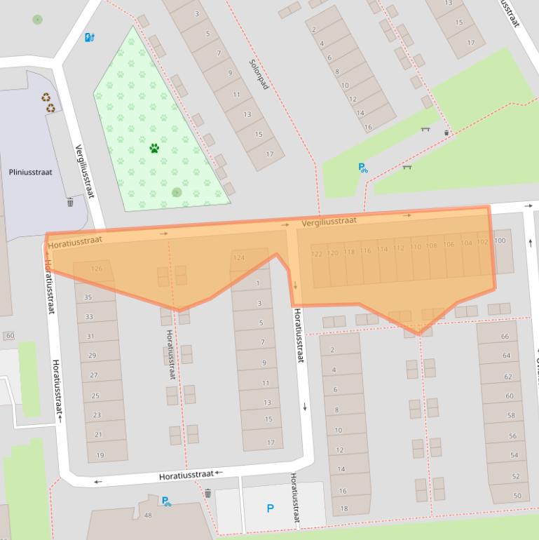 Kaart van postcodegebied 3076XK.