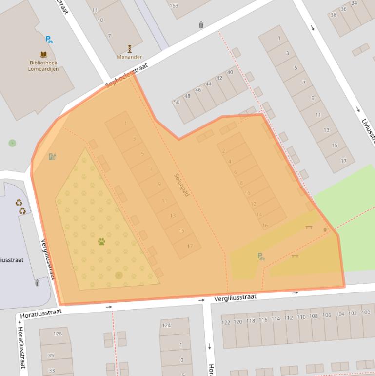 Kaart van postcodegebied 3076XM.