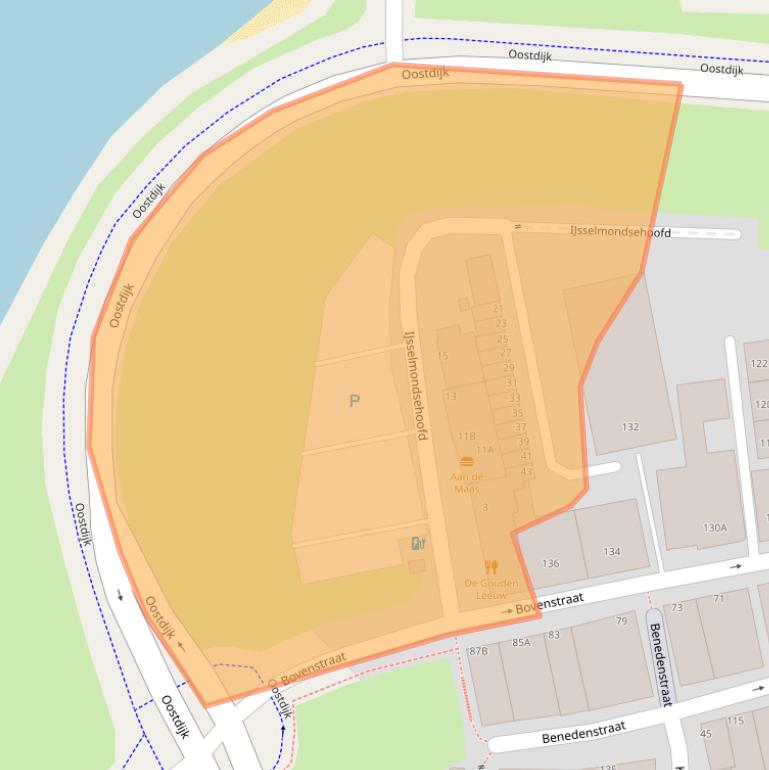 Kaart van postcodegebied 3077BP.