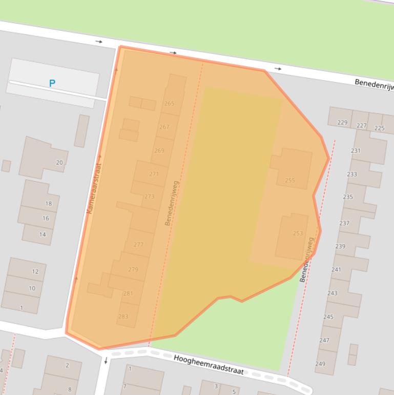 Kaart van postcodegebied 3077CE.