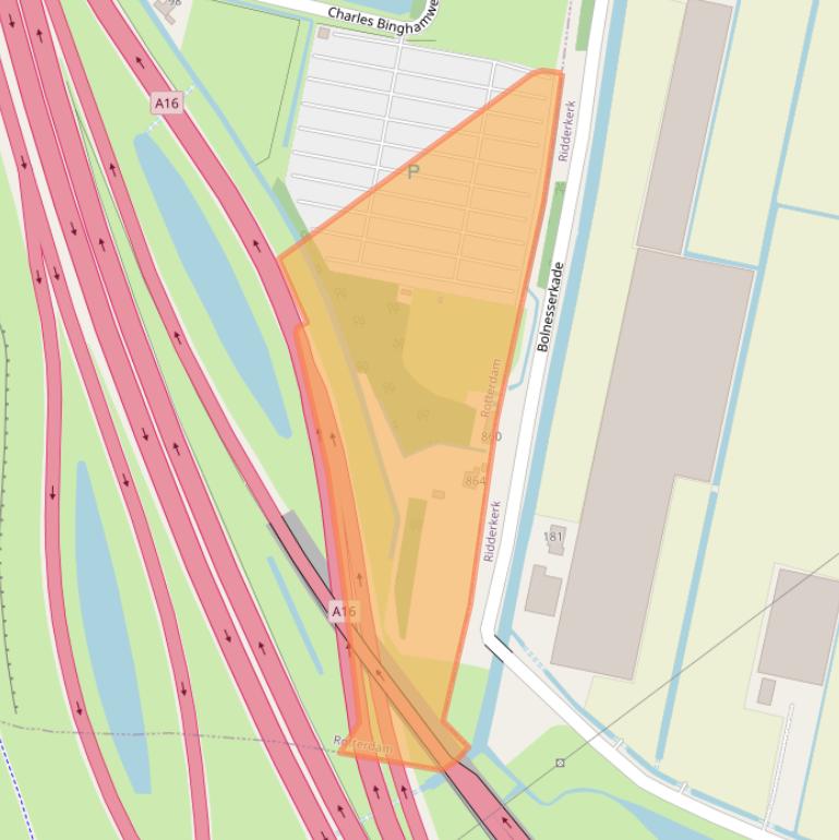 Kaart van postcodegebied 3077CZ.