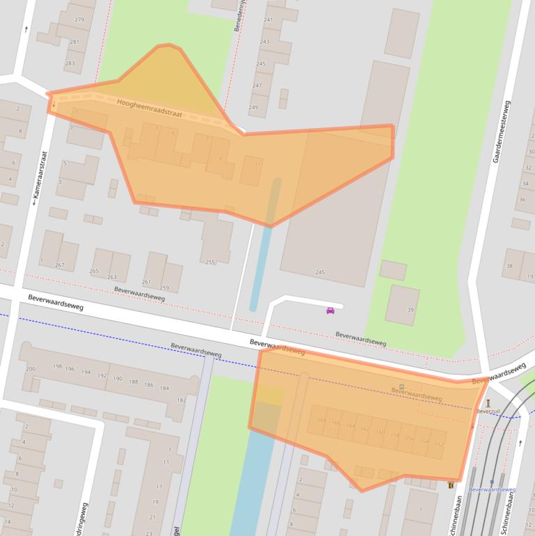 Kaart van postcodegebied 3077GC.