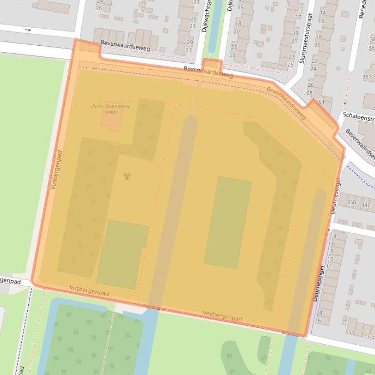 Kaart van postcodegebied 3077GH.