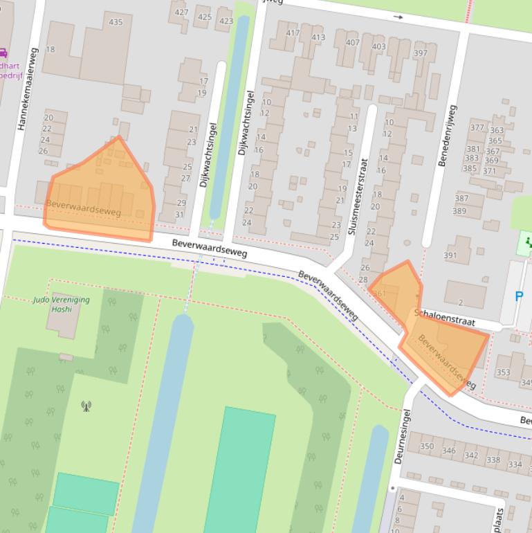 Kaart van postcodegebied 3077GN.