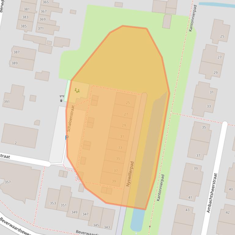 Kaart van postcodegebied 3077GP.