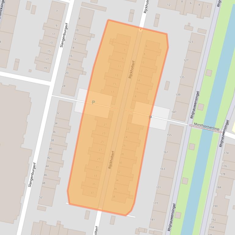 Kaart van postcodegebied 3077JN.