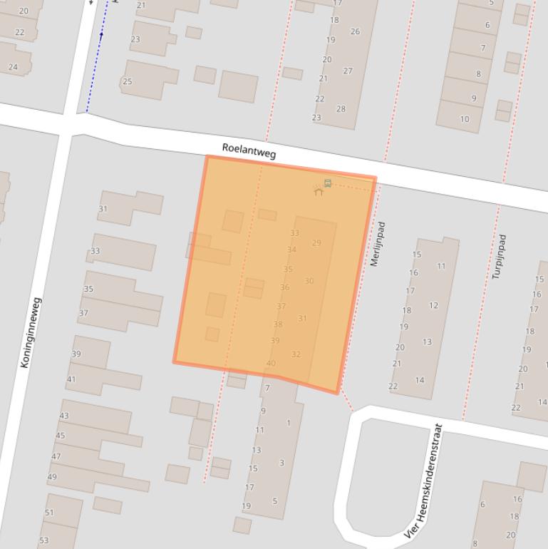 Kaart van postcodegebied 3077NJ.