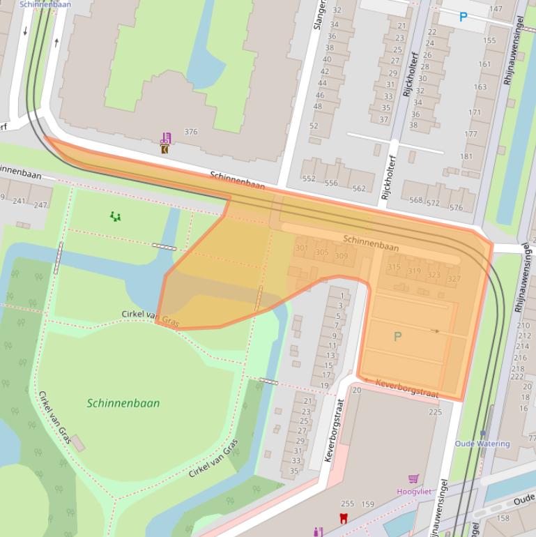 Kaart van postcodegebied 3077SL.