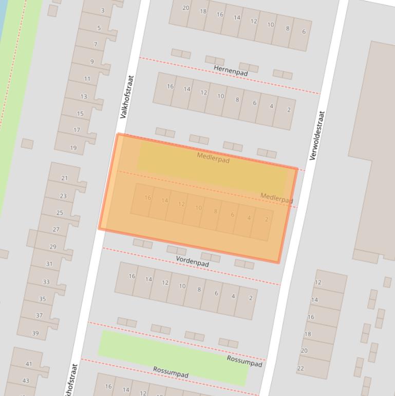 Kaart van postcodegebied 3077ST.