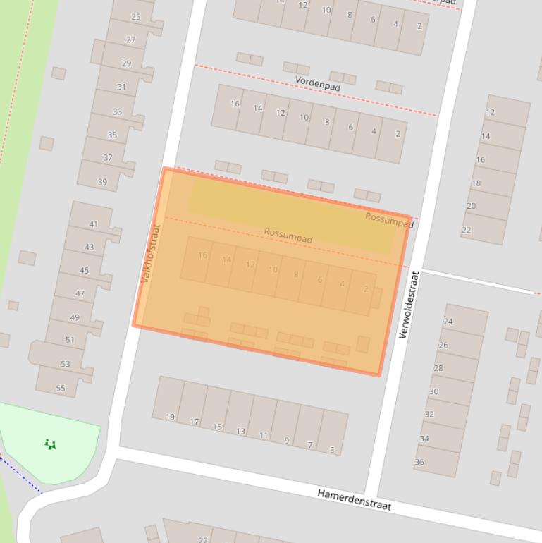Kaart van postcodegebied 3077SV.