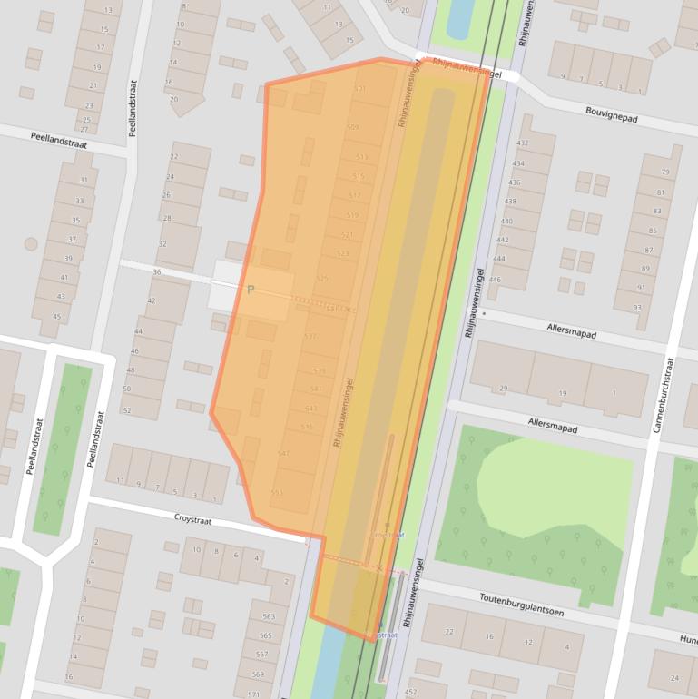 Kaart van postcodegebied 3077VH.