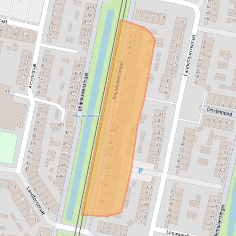 Kaart van postcodegebied 3077VL.