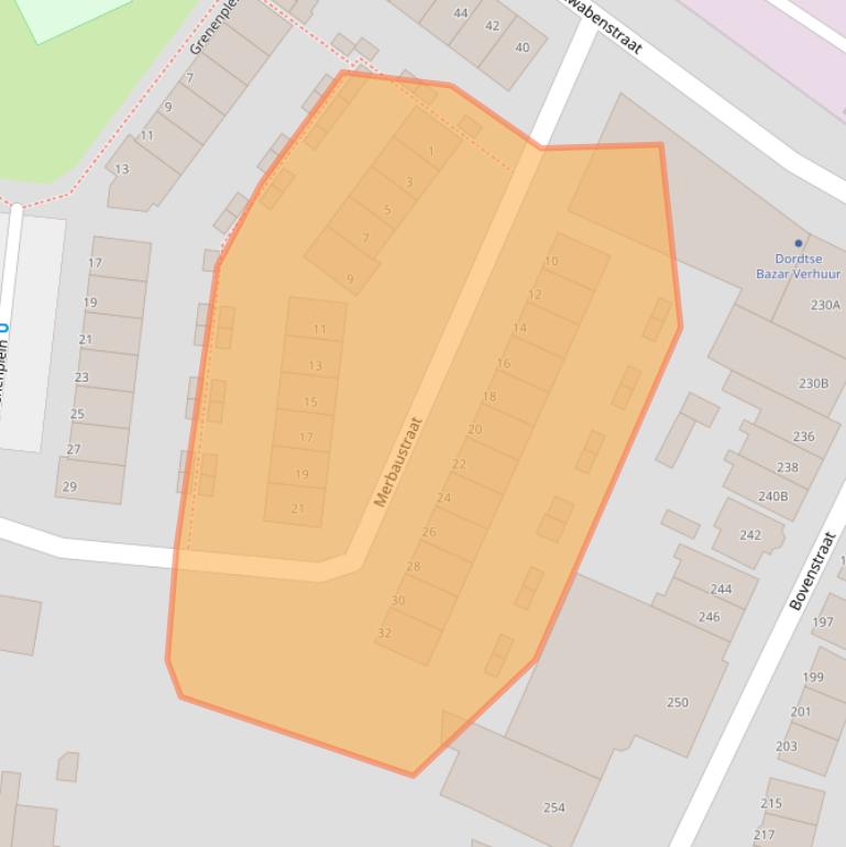Kaart van postcodegebied 3077WG.